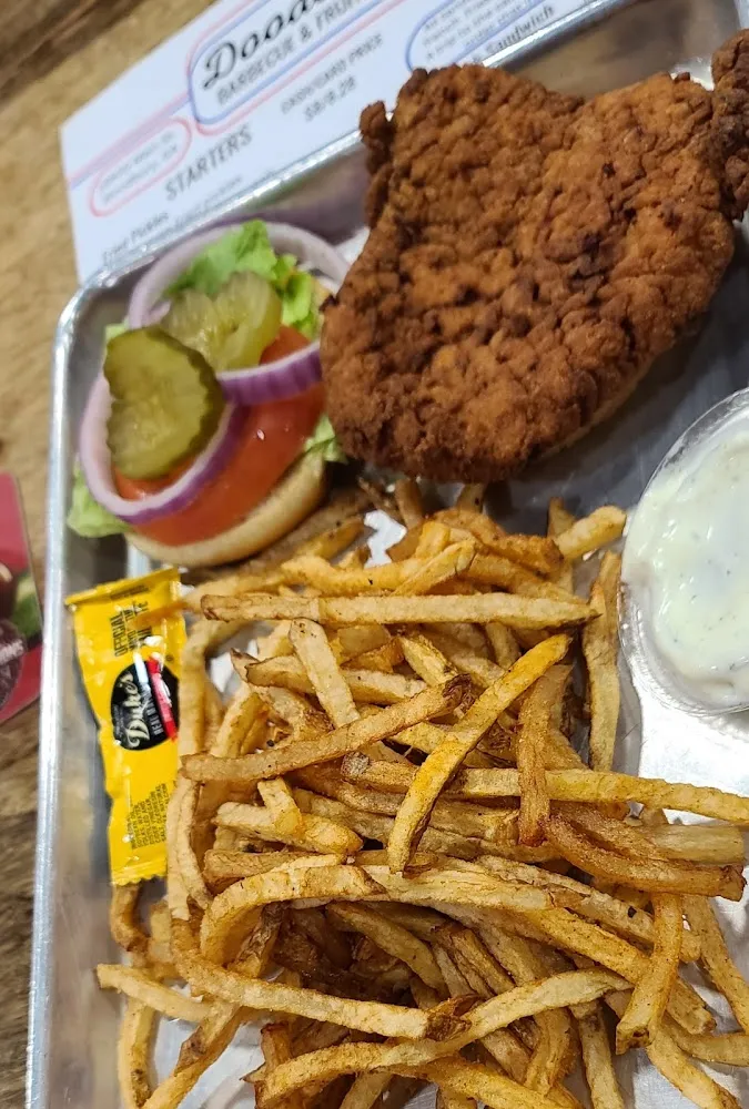 Fried Pork Chop Sandwich